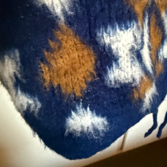 Artesanias Tuntaquimba Ecuadorian Southwest Wool Jacket Size Medium - Picture 6 of 10